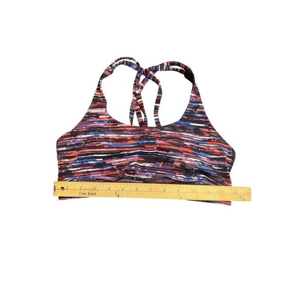 Lululemon Time To Sweat Bra Hinshu Alpine Multi Striped Size 6? - Picture 3 of 5